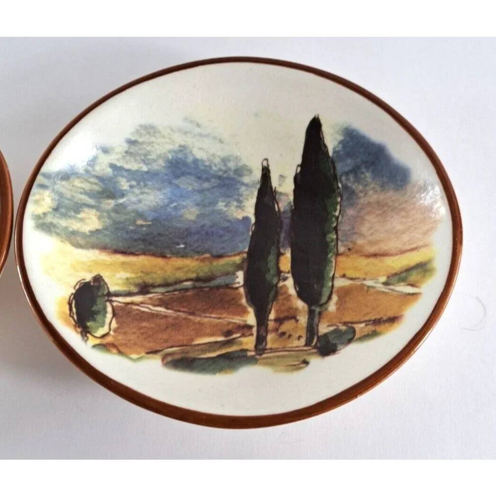 Williams Sonoma Portugal Berry Dessert Bowls Pair Of 2 Countryside Tuscan 5.5x5